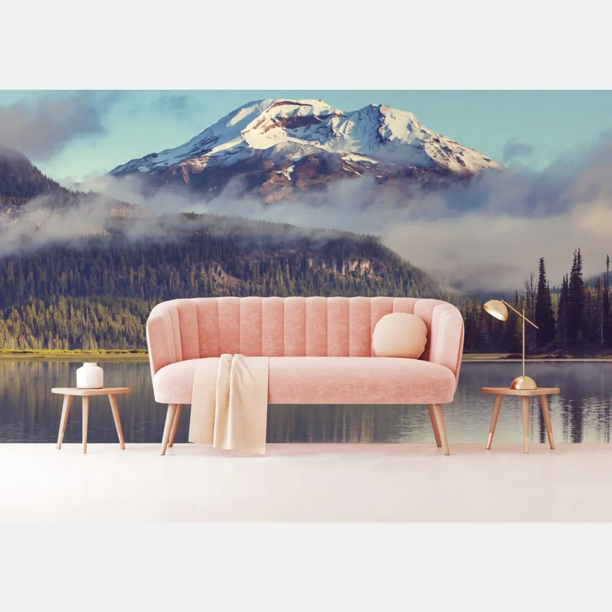 Fototapeta spokojne górskie jezioro w Oregonie – Wallissimo® Fototapeta spokojne górskie jezioro w Oregonie – Wallissimo®