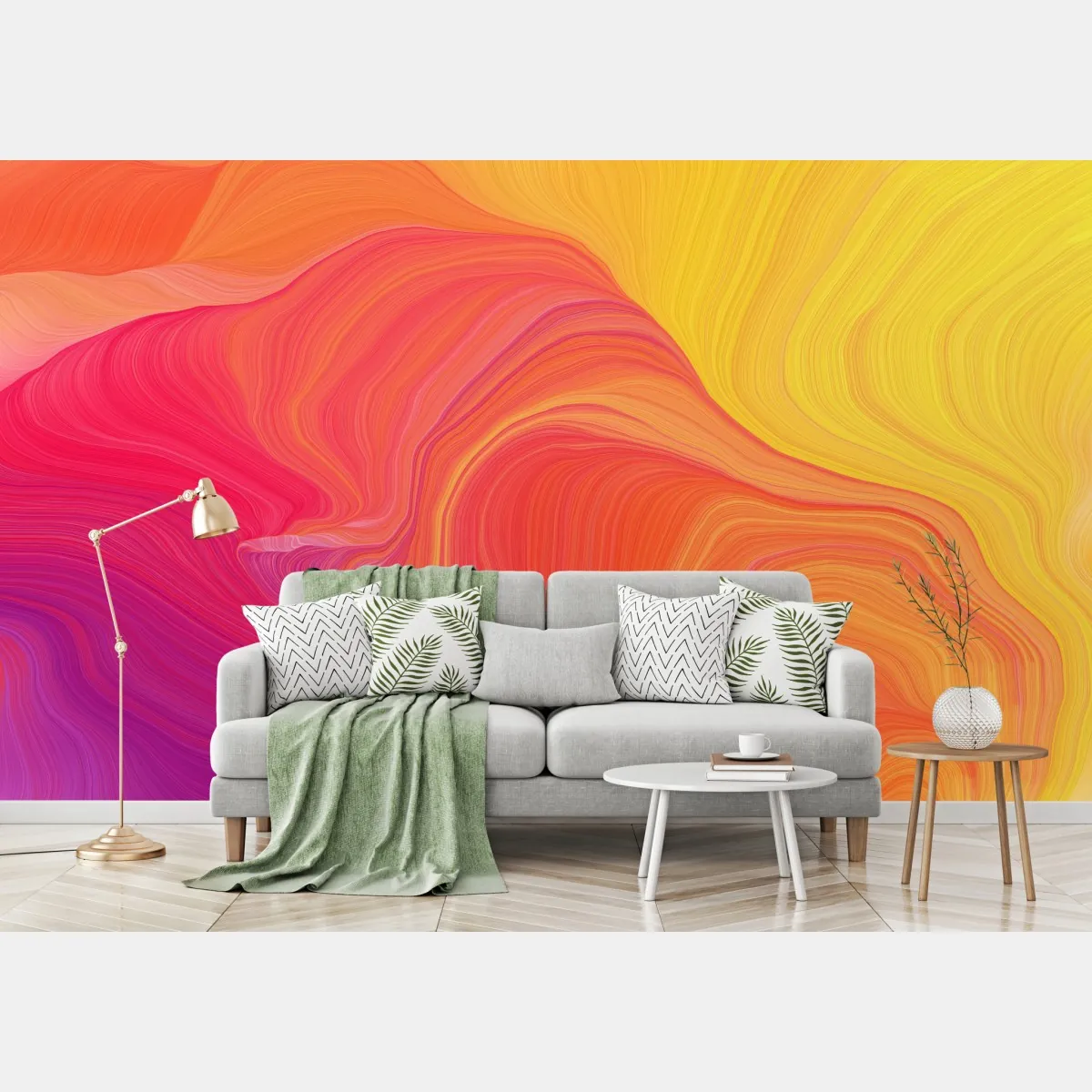 Fototapeta żywe falujące kolory – Wallissimo® Fototapeta żywe falujące kolory – Wallissimo®