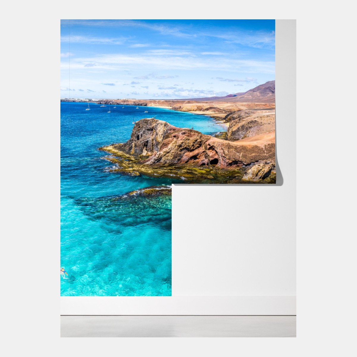 Fototapeta turkusowa zatoka na plaży Papagayo – Wallissimo® Fototapeta turkusowa zatoka na plaży Papagayo – Wallissimo®