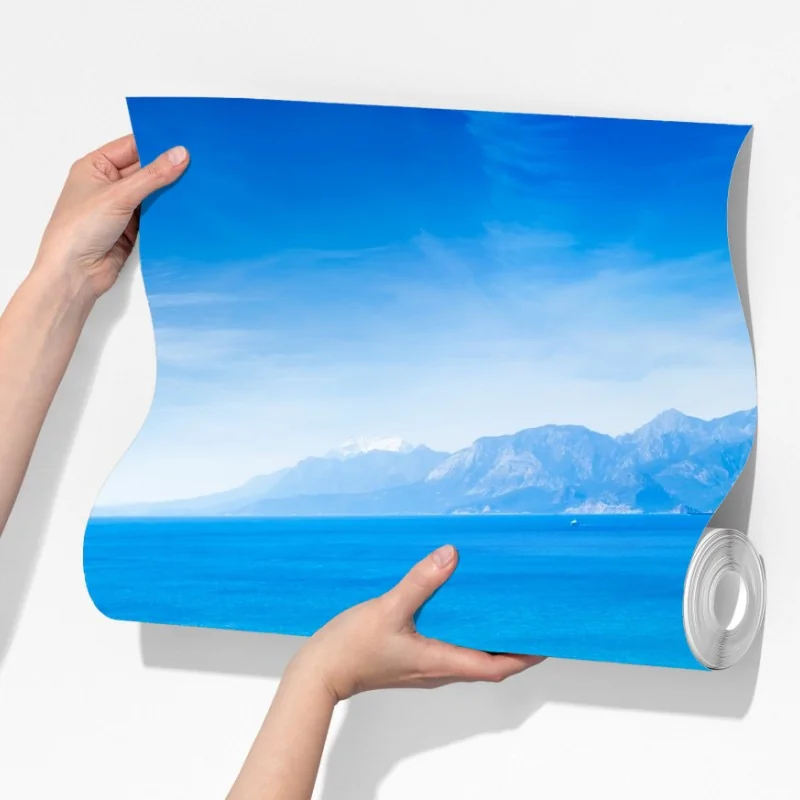 Fototapeta panoramiczna plaża Konyaalti, Antalya – Wallissimo® Fototapeta panoramiczna plaża Konyaalti, Antalya – Wallissimo®