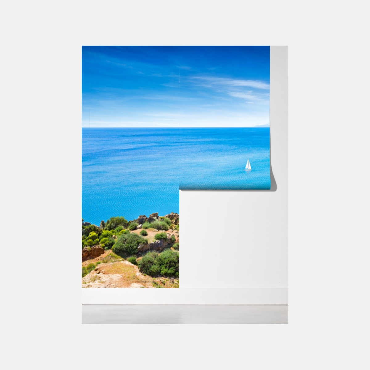 Fototapeta panoramiczna plaża Konyaalti, Antalya – Wallissimo® Fototapeta panoramiczna plaża Konyaalti, Antalya – Wallissimo®