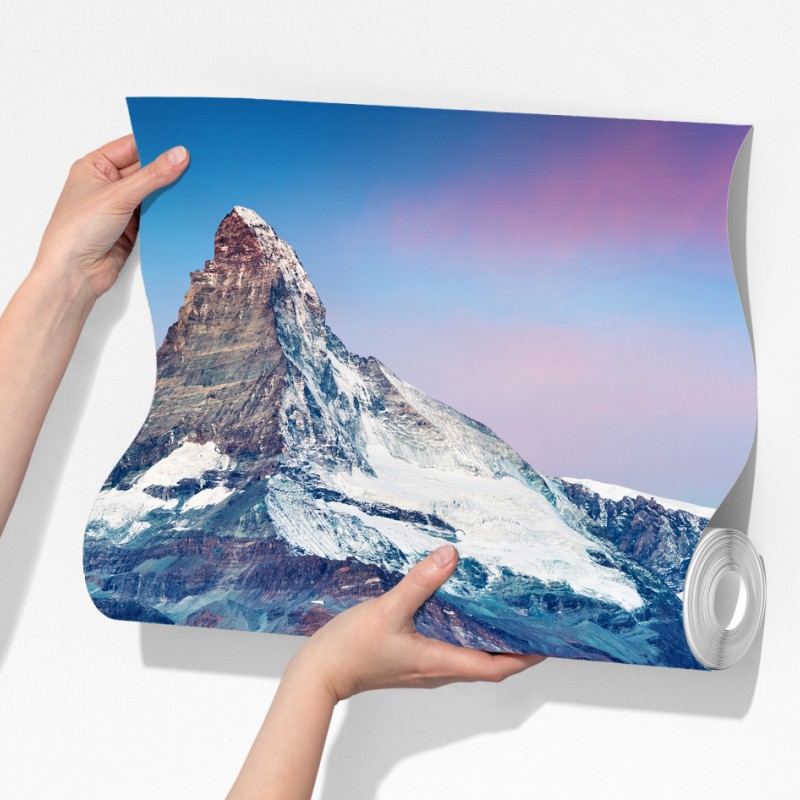 Fototapeta odbicie Matterhorn o świcie – Wallissimo® Fototapeta odbicie Matterhorn o świcie – Wallissimo®