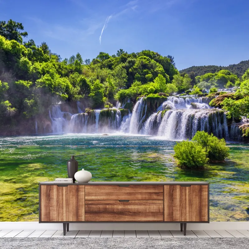 Wall mural Skradinski Buk waterfall in Krka National Park