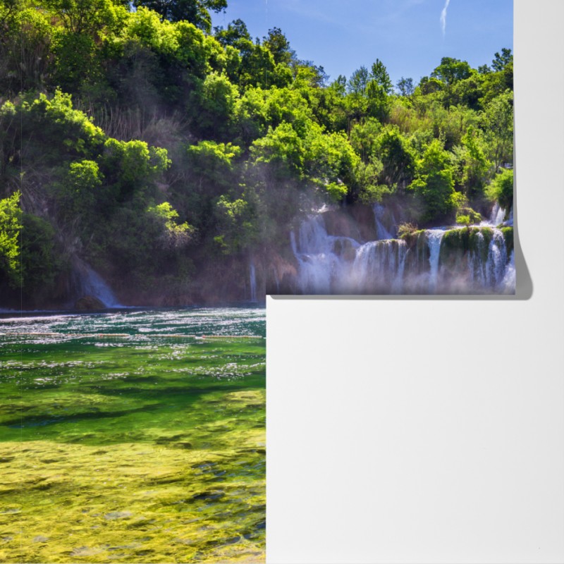 Fototapeta Skradinski Buk wodospad w Parku Narodowym Krka – Wallissimo® Fototapeta Skradinski Buk wodospad w Parku Narodowym Krka – Wallissimo®