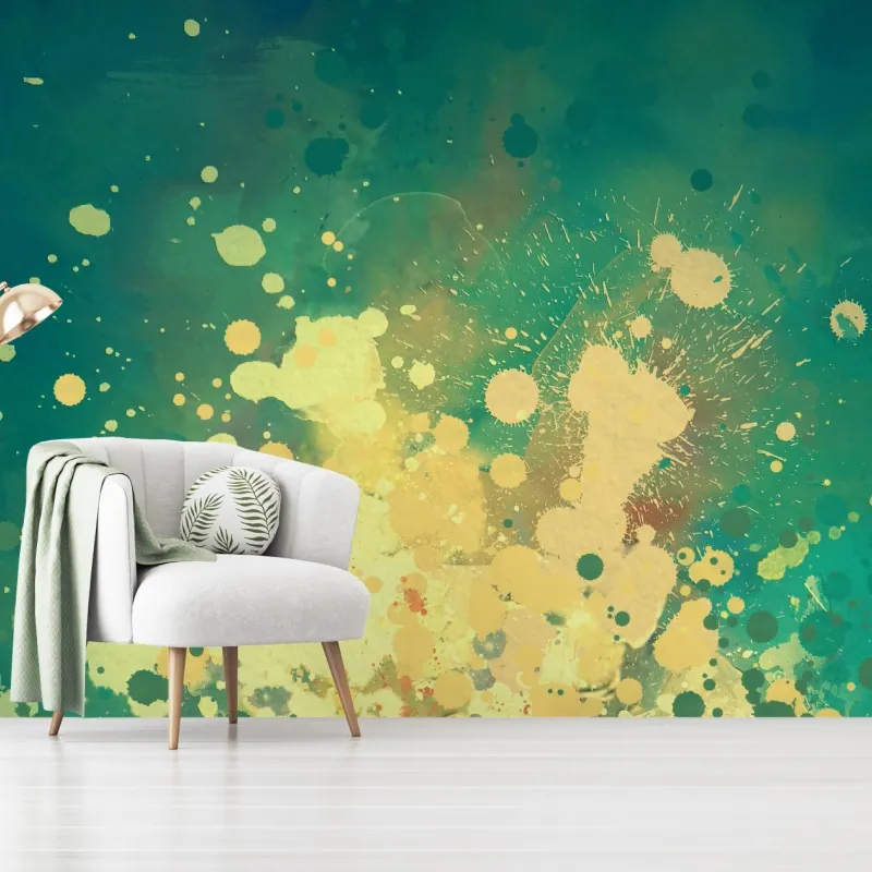 Fototapeta turkusowy wybuch akwareli abstrakcja – Wallissimo® Fototapeta turkusowy wybuch akwareli abstrakcja – Wallissimo®