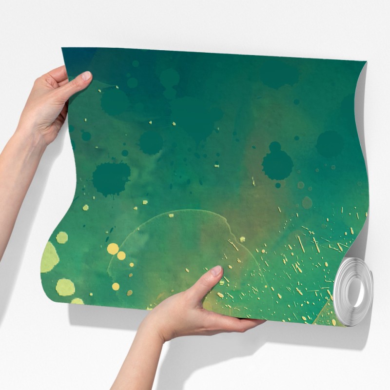 Fototapeta turkusowy wybuch akwareli abstrakcja – Wallissimo® Fototapeta turkusowy wybuch akwareli abstrakcja – Wallissimo®