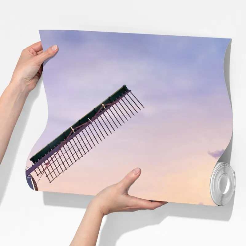 Fototapeta historyczny wiatrak na złotych polach – Wallissimo® Fototapeta historyczny wiatrak na złotych polach – Wallissimo®