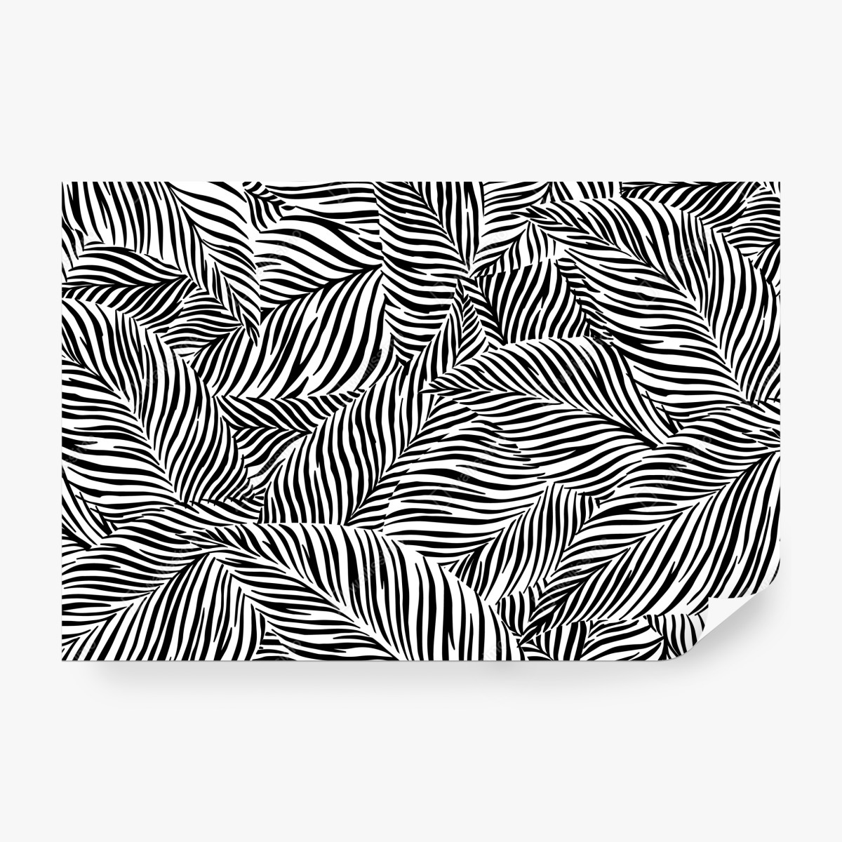 Fototapeta monochromatyczny wzór tropikalnych liści – Wallissimo® Fototapeta monochromatyczny wzór tropikalnych liści – Wallissimo®