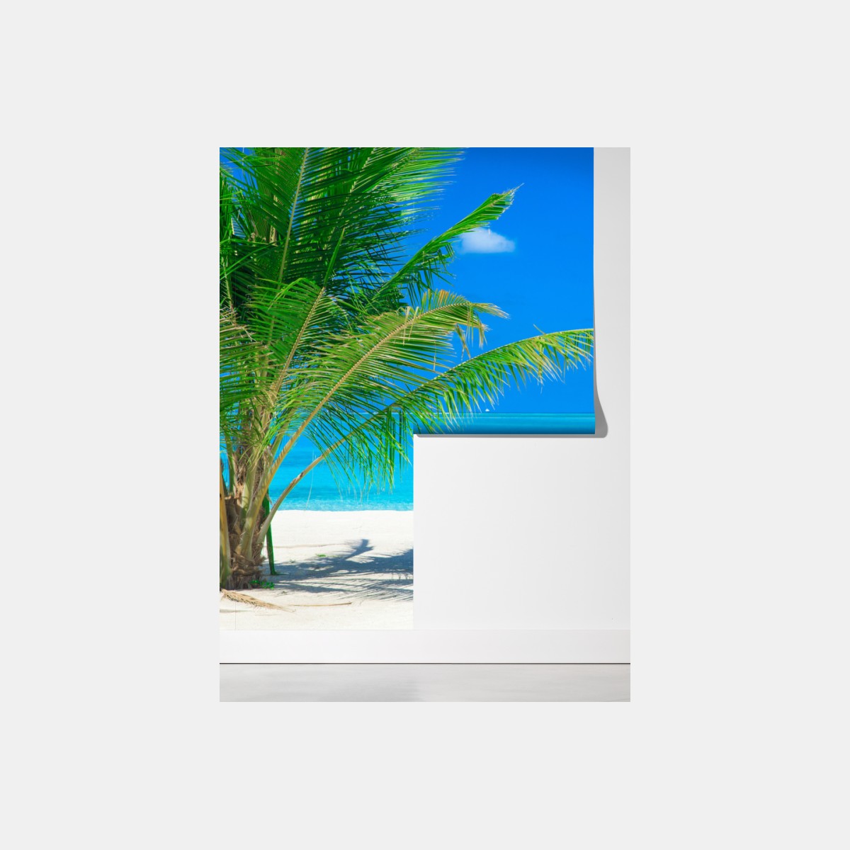 Fototapeta Malediwy tropikalna plaża raj – Wallissimo® Fototapeta Malediwy tropikalna plaża raj – Wallissimo®