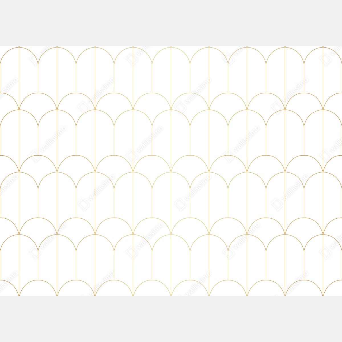 Fototapeta złoty art deco łukowy wzór – Wallissimo® Fototapeta złoty art deco łukowy wzór – Wallissimo®