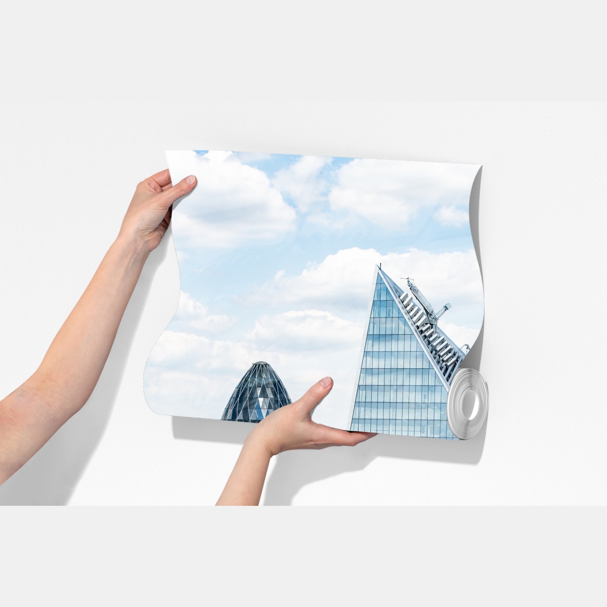 Fototapeta nowoczesna panorama Londynu ze szklanymi drapaczami chmur – Wallissimo® Fototapeta nowoczesna panorama Londynu ze szklanymi drapaczami chmur – Wallissimo®