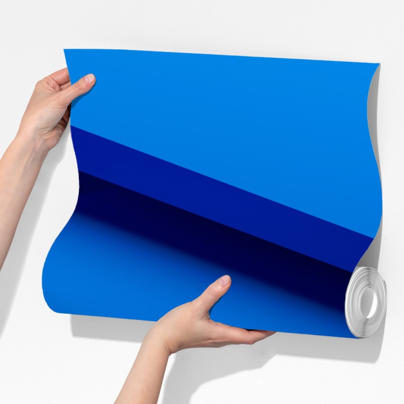 Fototapeta minimalna niebieska wstęga geometryczna – Wallissimo® Fototapeta minimalna niebieska wstęga geometryczna – Wallissimo®