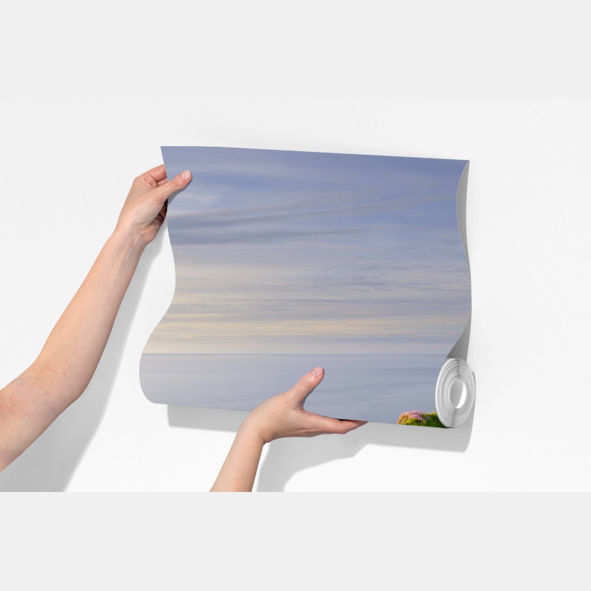 Fototapeta zatoka Ceibwr ścieżka nadmorska o zmierzchu – Wallissimo® Fototapeta zatoka Ceibwr ścieżka nadmorska o zmierzchu – Wallissimo®