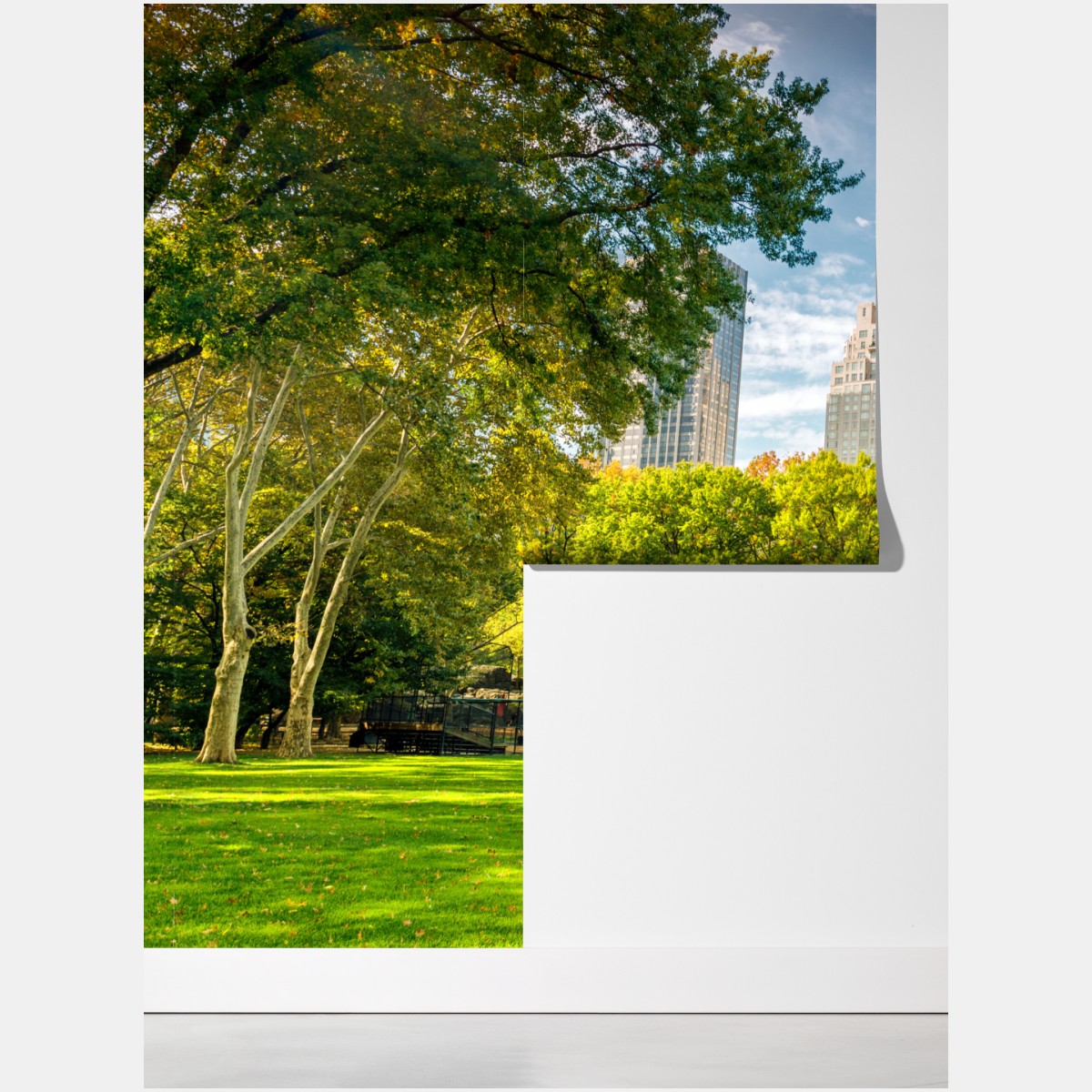 Fototapeta Central Park jesienna panorama – Wallissimo® Fototapeta Central Park jesienna panorama – Wallissimo®