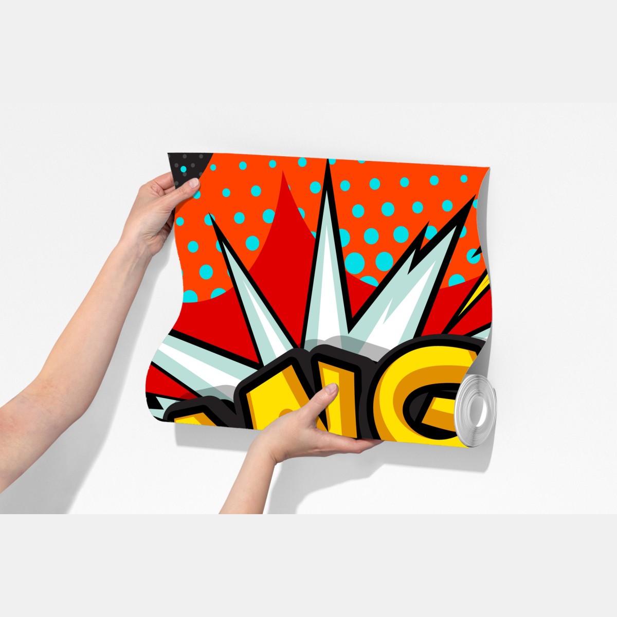 Fototapeta komiksowa eksplozja pop art – Wallissimo® Fototapeta komiksowa eksplozja pop art – Wallissimo®