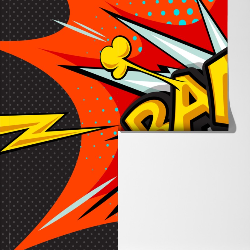 Fototapeta komiksowa eksplozja pop art – Wallissimo® Fototapeta komiksowa eksplozja pop art – Wallissimo®
