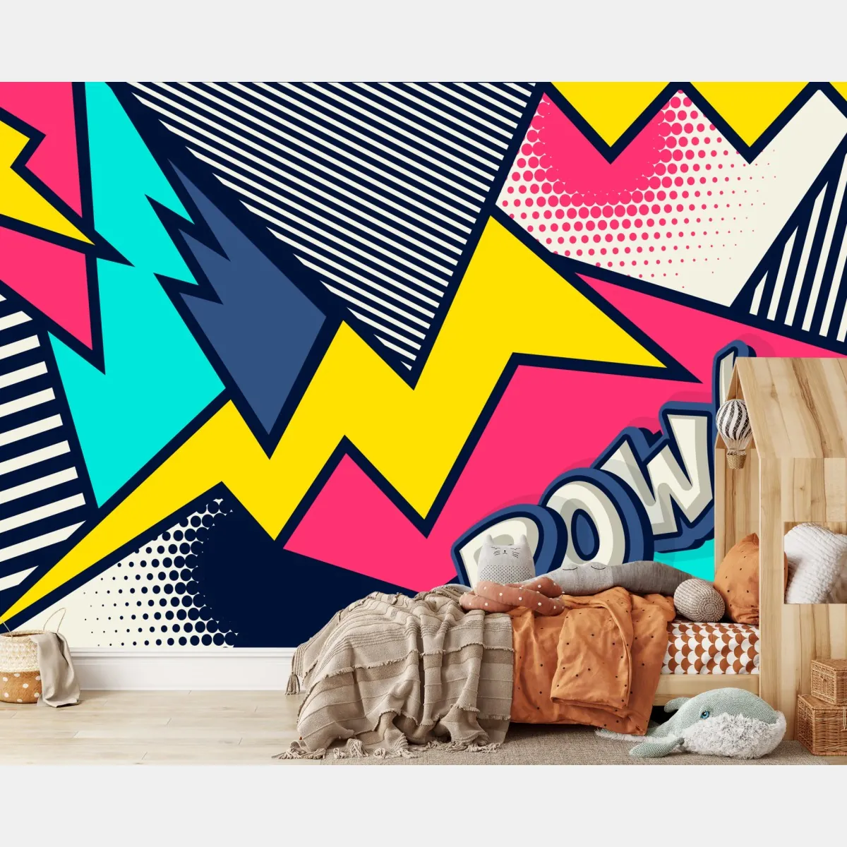 Fototapeta eksplozja komiksowego pop artu – Wallissimo® Fototapeta eksplozja komiksowego pop artu – Wallissimo®