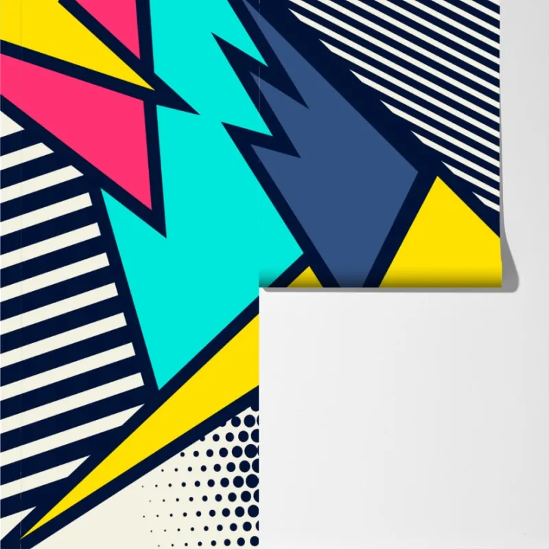 Fototapeta eksplozja komiksowego pop artu – Wallissimo® Fototapeta eksplozja komiksowego pop artu – Wallissimo®