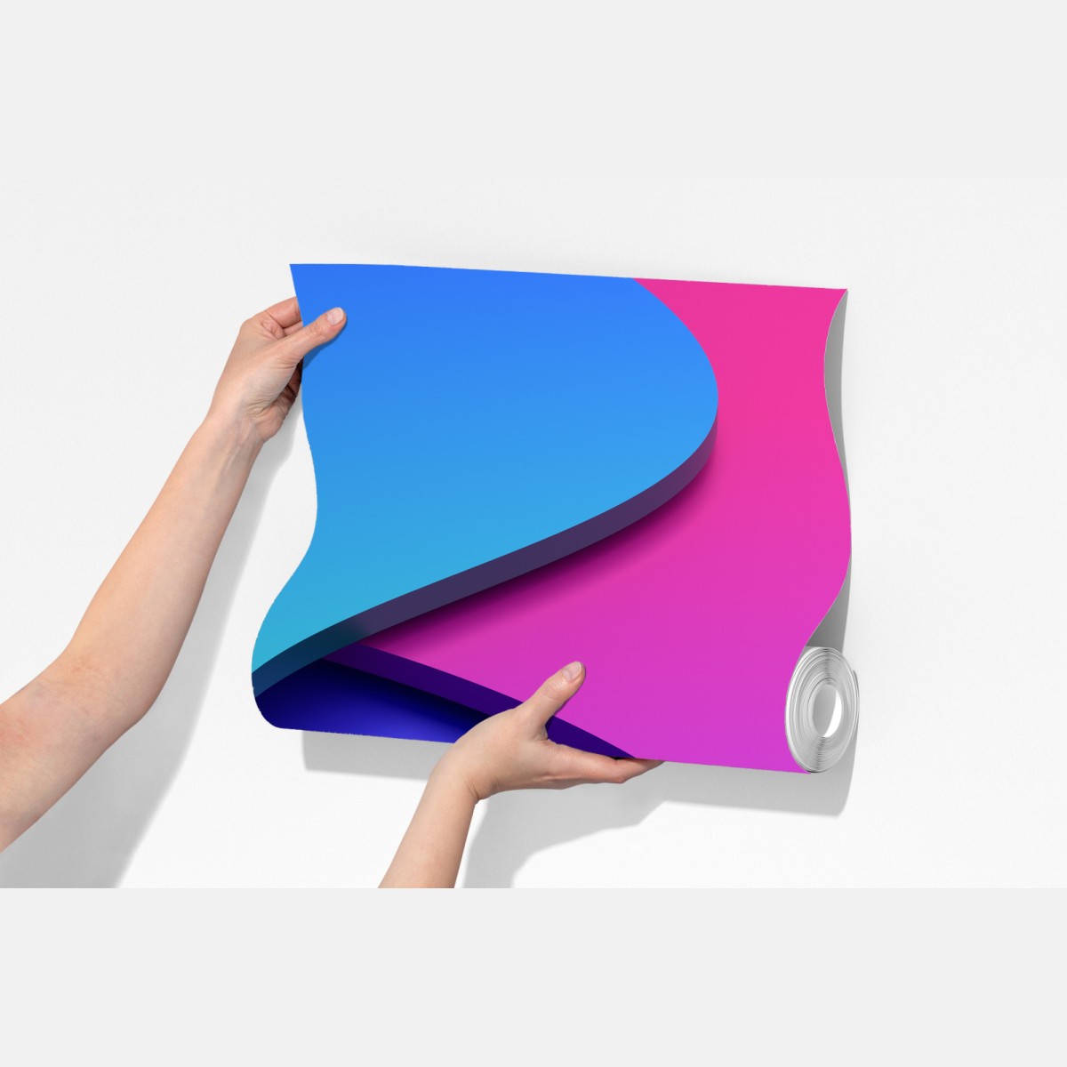 Fototapeta żywe abstrakcyjne krzywe 3d – Wallissimo® Fototapeta żywe abstrakcyjne krzywe 3d – Wallissimo®