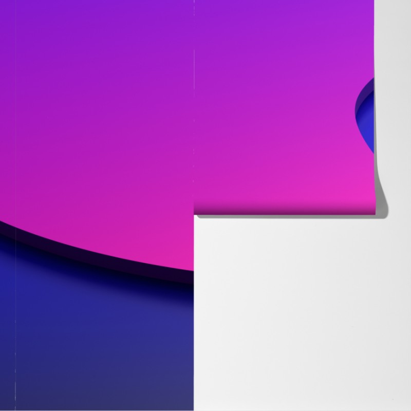 Fototapeta wibrujące fioletowo-niebieskie abstrakcyjne kształty 3d – Wallissimo® Fototapeta wibrujące fioletowo-niebieskie abstrakcyjne kształty 3d – Wallissimo®