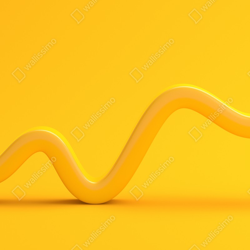 Fototapeta słoneczna żółta 3d krzywa abstrakcyjna – Wallissimo® Fototapeta słoneczna żółta 3d krzywa abstrakcyjna – Wallissimo®