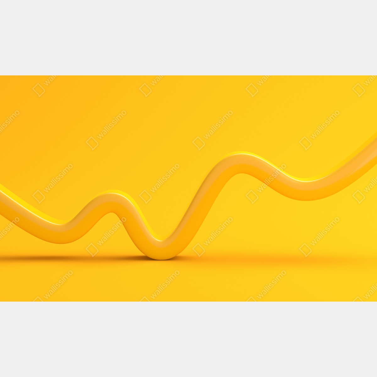 Fototapeta słoneczna żółta 3d krzywa abstrakcyjna – Wallissimo® Fototapeta słoneczna żółta 3d krzywa abstrakcyjna – Wallissimo®