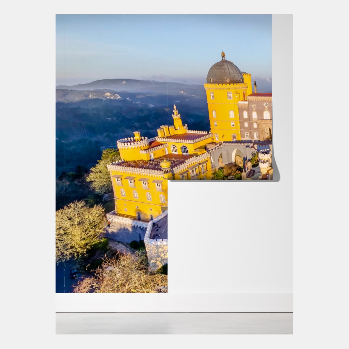 Fototapeta kolorowy pałac Pena w Sintrze – Wallissimo® Fototapeta kolorowy pałac Pena w Sintrze – Wallissimo®