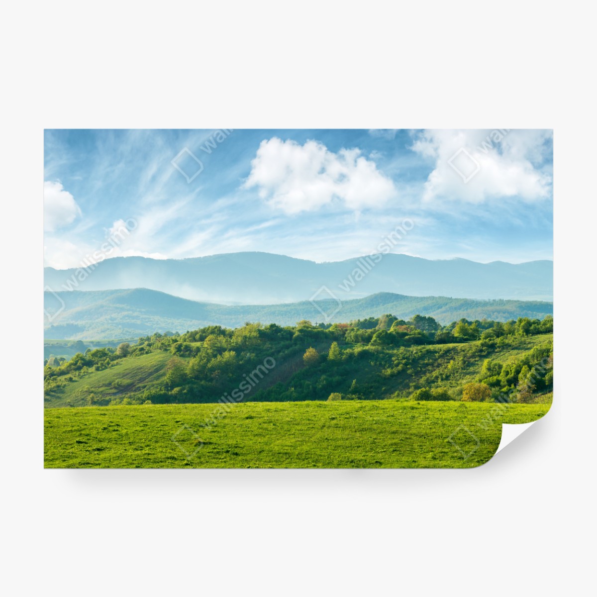 Fototapeta panorama wiosennych gór Rumunii – Wallissimo® Fototapeta panorama wiosennych gór Rumunii – Wallissimo®