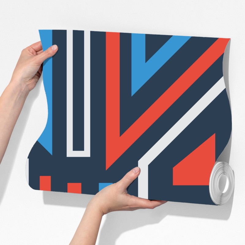 Fototapeta odważne geometryczne linie – Wallissimo® Fototapeta odważne geometryczne linie – Wallissimo®