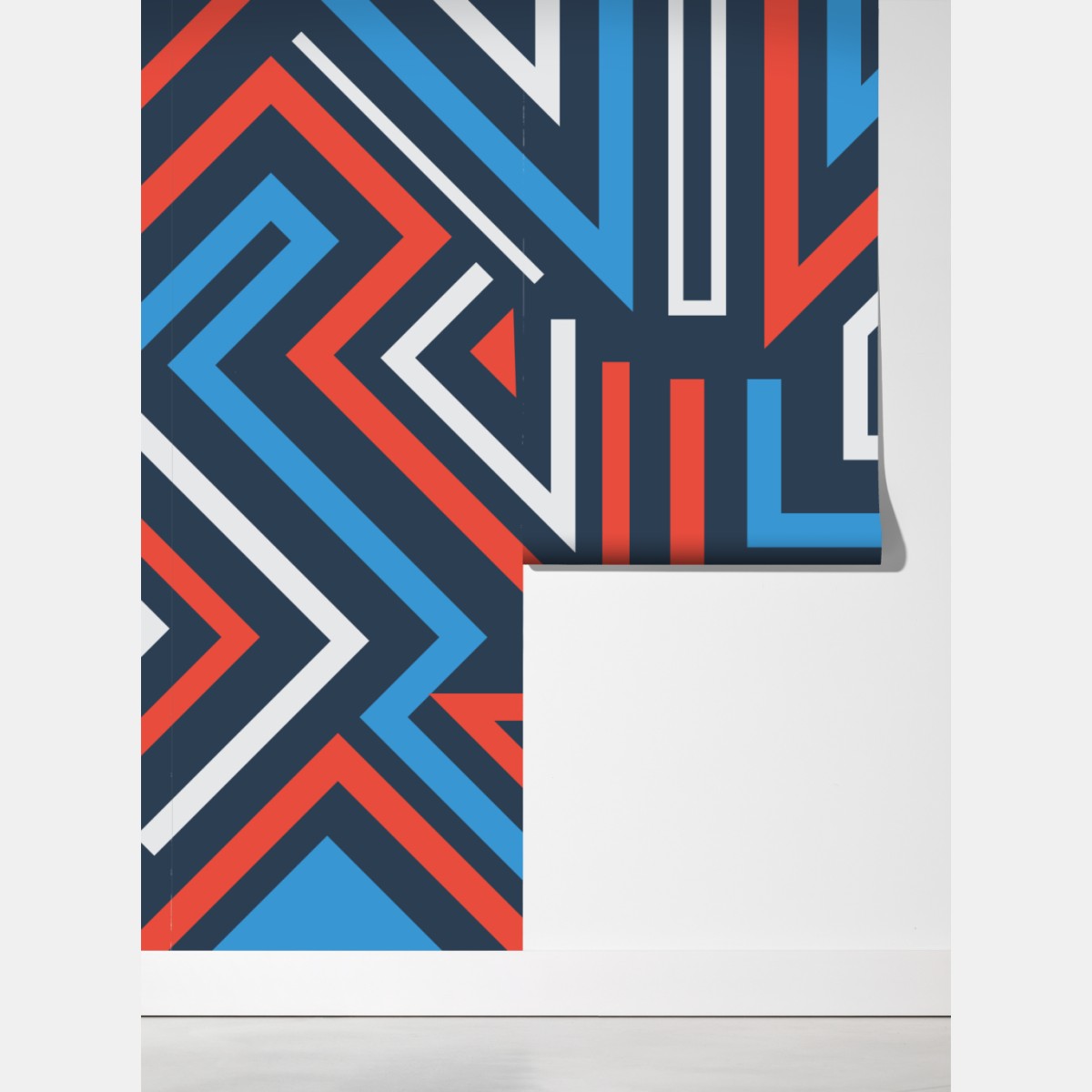 Fototapeta odważne geometryczne linie – Wallissimo® Fototapeta odważne geometryczne linie – Wallissimo®