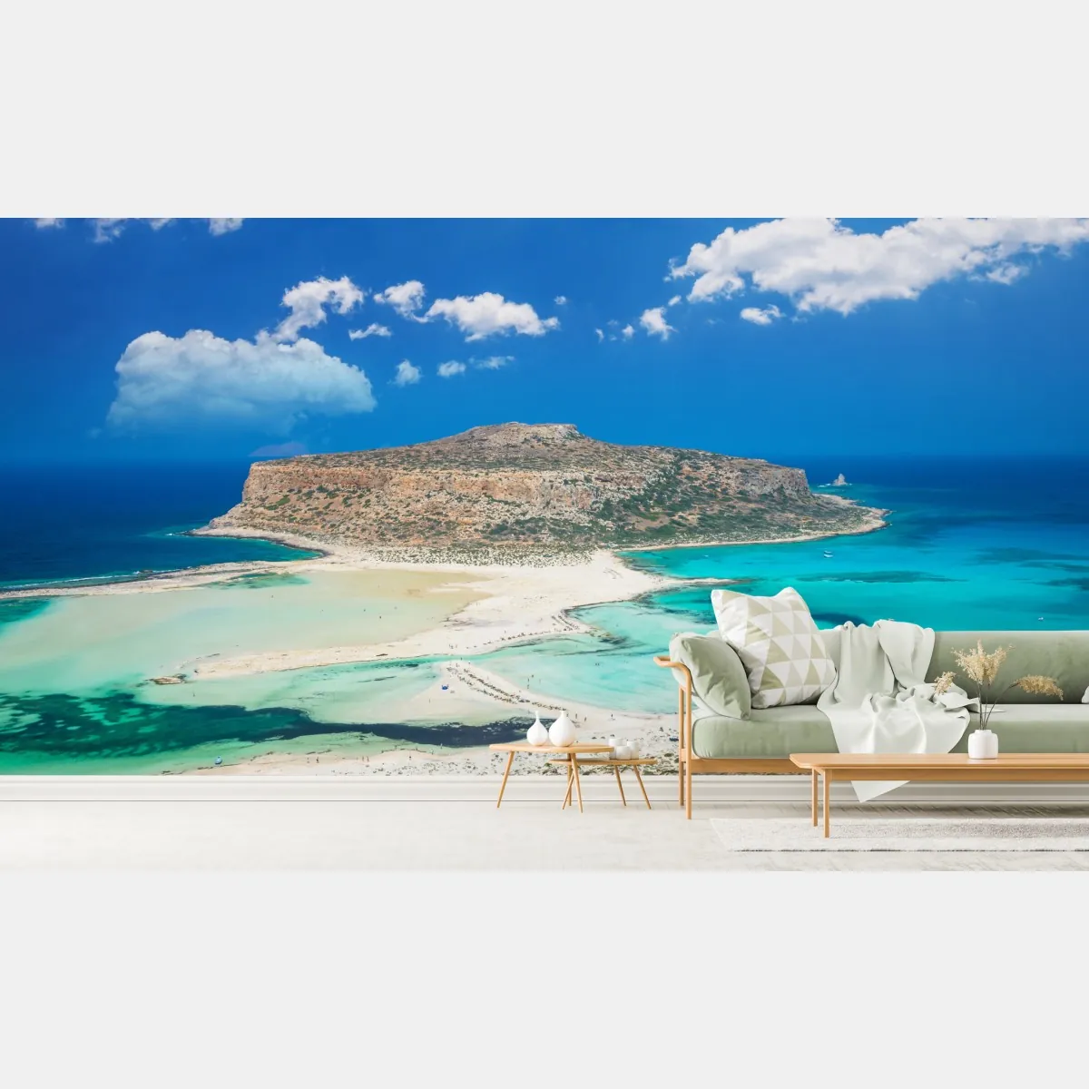 Fototapeta Balos plaża i turkusowa laguna – Wallissimo® Fototapeta Balos plaża i turkusowa laguna – Wallissimo®