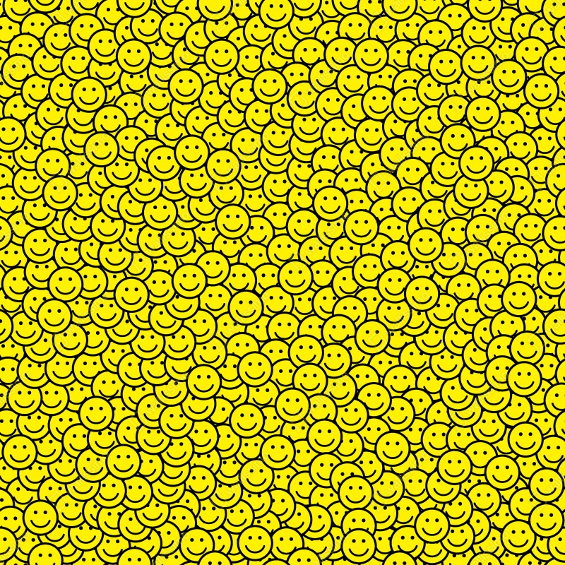 Fototapeta wzór z uśmiechniętymi buźkami – Wallissimo® Fototapeta wzór z uśmiechniętymi buźkami – Wallissimo®