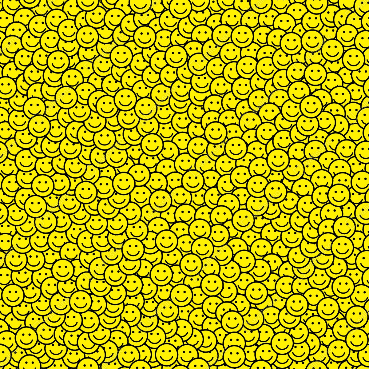 Fototapeta wzór z uśmiechniętymi buźkami – Wallissimo® Fototapeta wzór z uśmiechniętymi buźkami – Wallissimo®