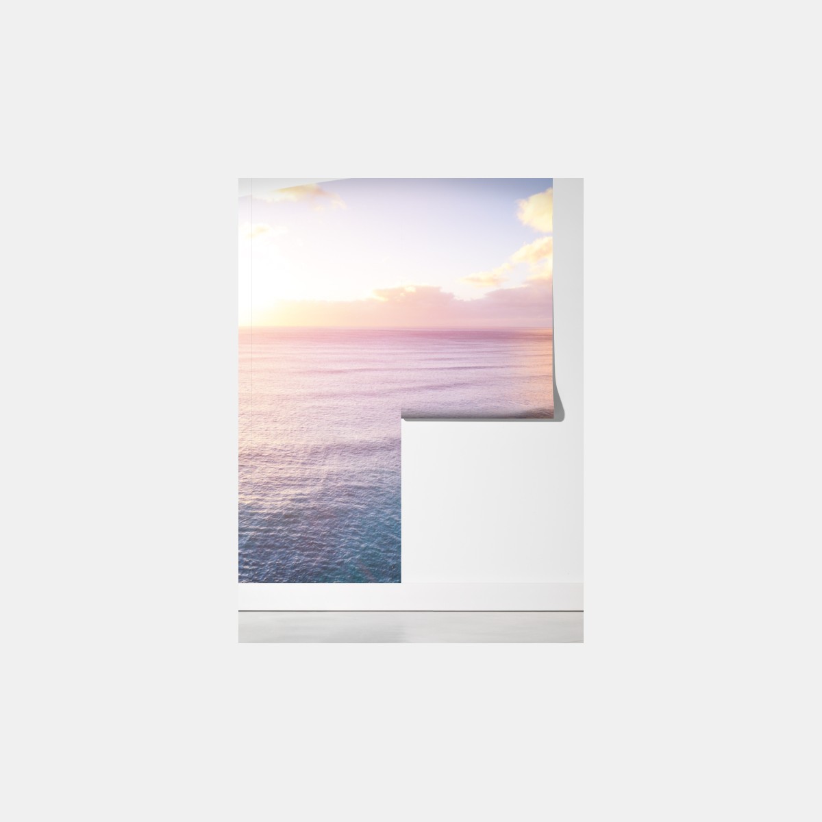 Fototapeta panorama plaży o zachodzie słońca z górami tropikalnymi – Wallissimo® Fototapeta panorama plaży o zachodzie słońca z górami tropikalnymi – Wallissimo®