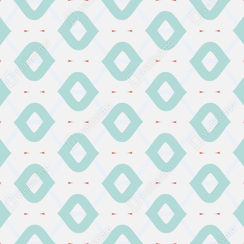 Fototapeta turkusowy geometryczny wzór rombów – Wallissimo® Fototapeta turkusowy geometryczny wzór rombów – Wallissimo®