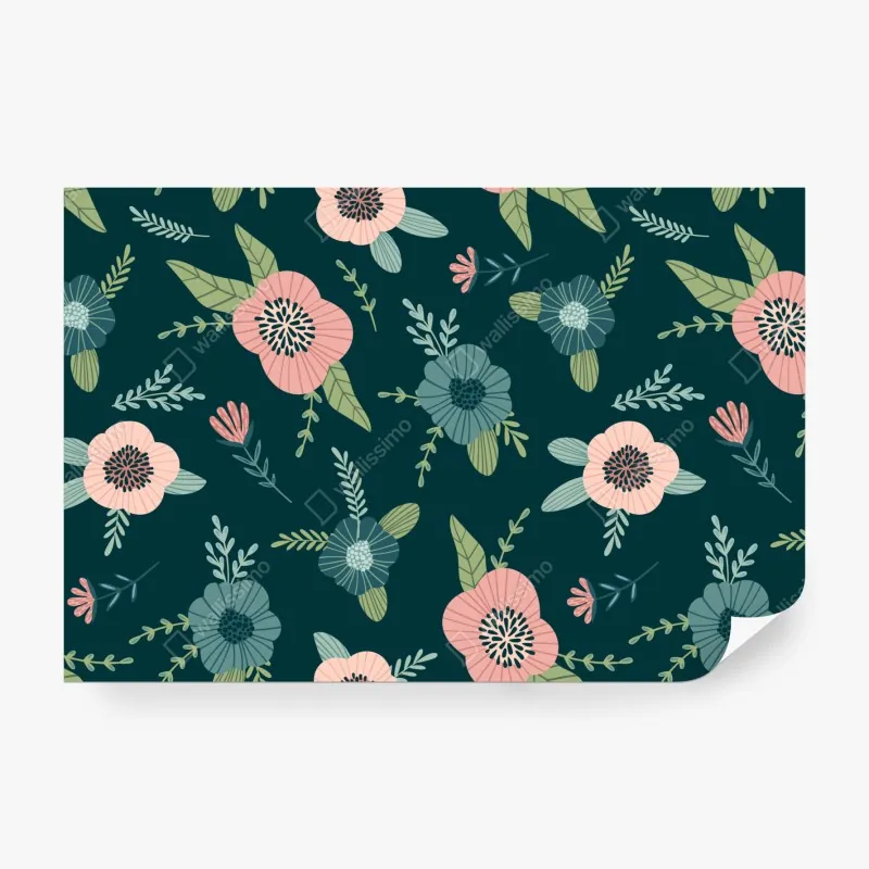 Fototapeta spokojna zielona leśna ścieżka – Wallissimo®