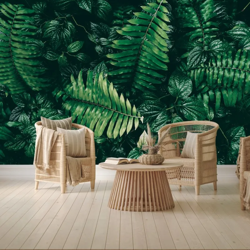 Fototapeta bujne tropikalne liście – Wallissimo® Fototapeta bujne tropikalne liście – Wallissimo®