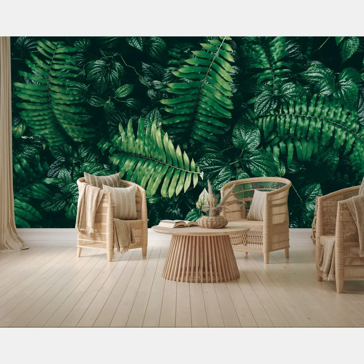 Fototapeta bujne tropikalne liście – Wallissimo® Fototapeta bujne tropikalne liście – Wallissimo®