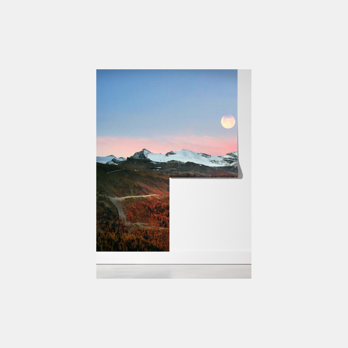 Fototapeta jesienna panorama Matterhornu przy zachodzie słońca – Wallissimo® Fototapeta jesienna panorama Matterhornu przy zachodzie słońca – Wallissimo®