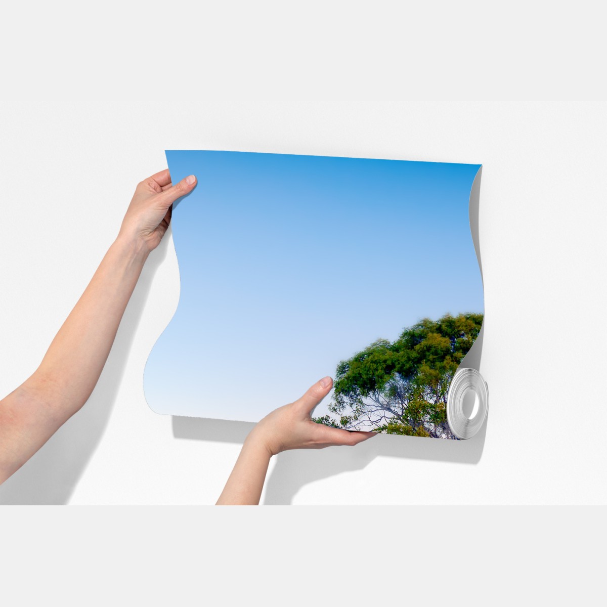 Fototapeta samotne drzewo nad spokojnym jeziorem – Wallissimo® Fototapeta samotne drzewo nad spokojnym jeziorem – Wallissimo®