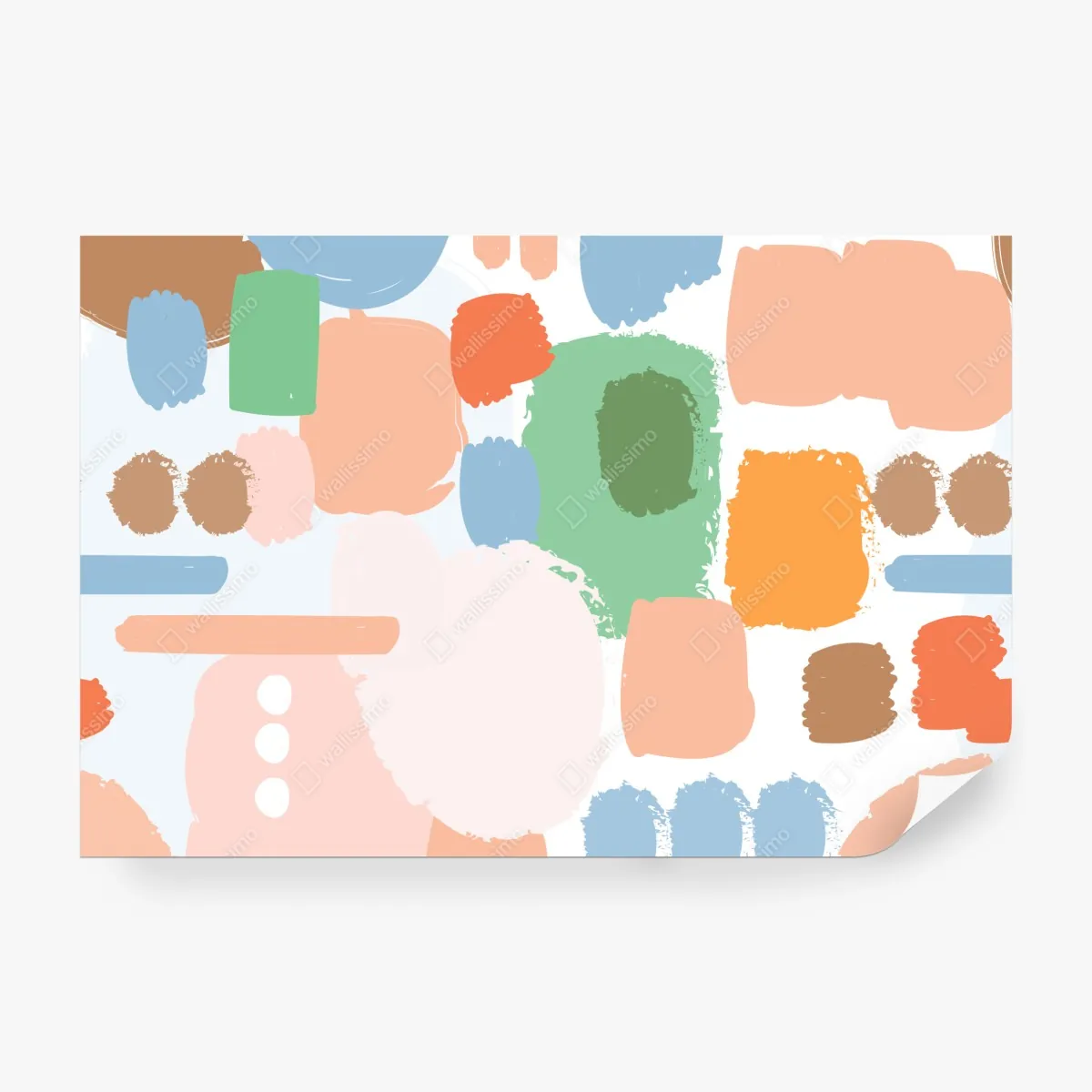 Fototapeta pastelowy wzór pociągnięć pędzla – Wallissimo® Fototapeta pastelowy wzór pociągnięć pędzla – Wallissimo®