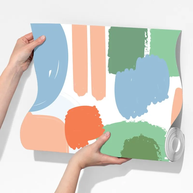 Fototapeta pastelowy wzór pociągnięć pędzla – Wallissimo® Fototapeta pastelowy wzór pociągnięć pędzla – Wallissimo®