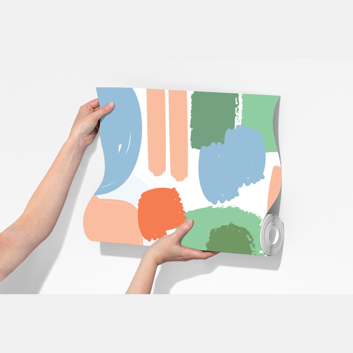 Fototapeta pastelowy wzór pociągnięć pędzla – Wallissimo® Fototapeta pastelowy wzór pociągnięć pędzla – Wallissimo®