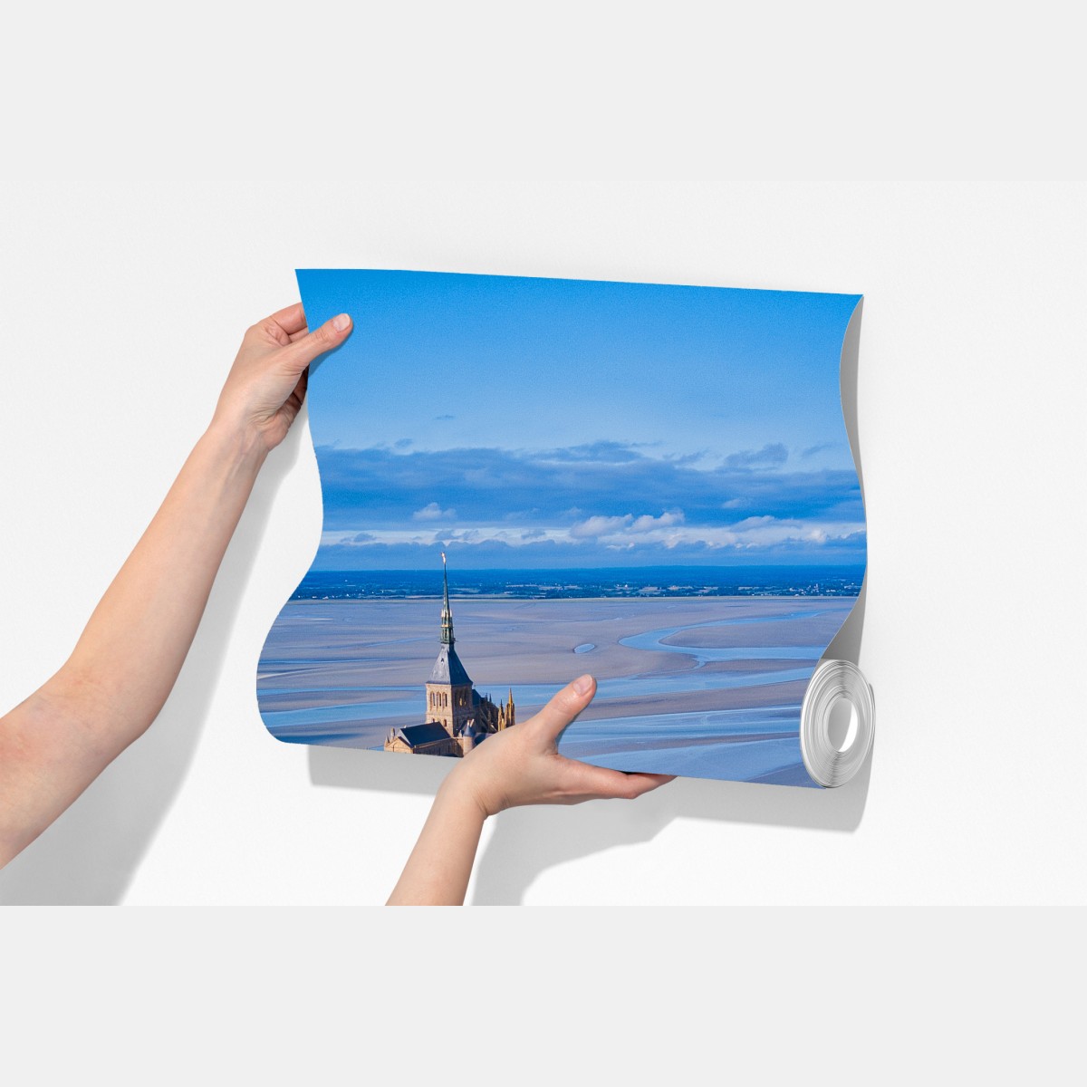 Fototapeta Mont Saint-Michel widok z lotu ptaka – Wallissimo® Fototapeta Mont Saint-Michel widok z lotu ptaka – Wallissimo®