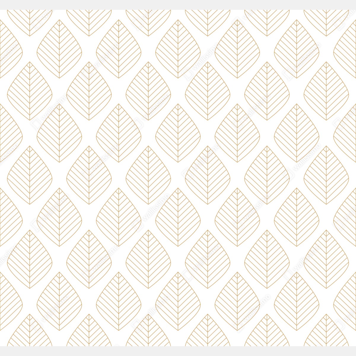 Fototapeta elegancki złoty geometryczny wzór liści – Wallissimo® Fototapeta elegancki złoty geometryczny wzór liści – Wallissimo®