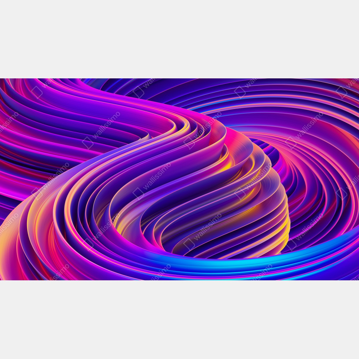 Fototapeta intensywny fioletowy 3d wir wstęg – Wallissimo® Fototapeta intensywny fioletowy 3d wir wstęg – Wallissimo®