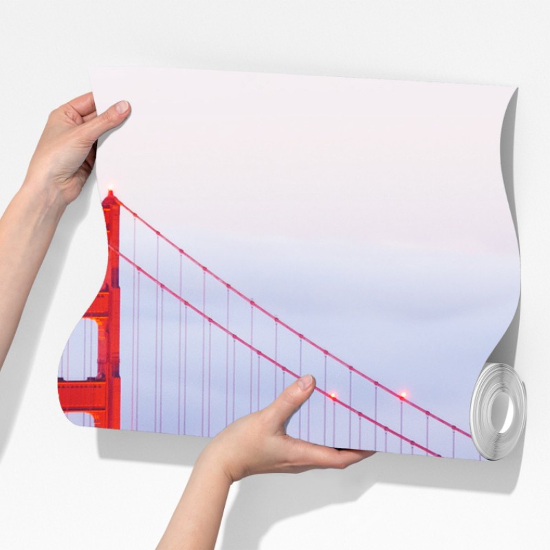 Fototapeta Golden Gate most we mgle – Wallissimo® Fototapeta Golden Gate most we mgle – Wallissimo®