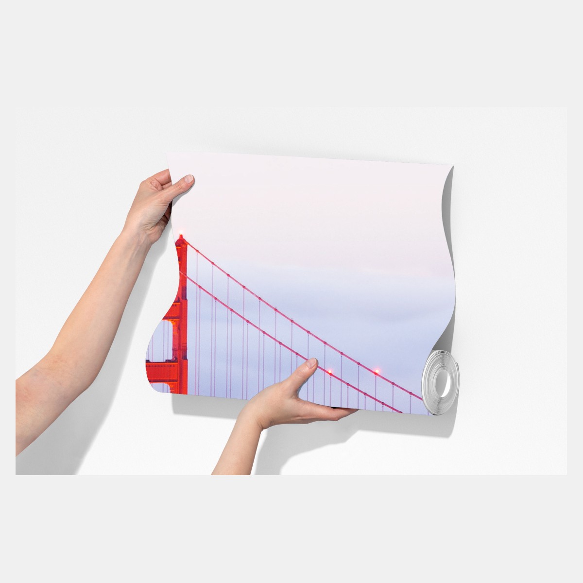 Fototapeta Golden Gate most we mgle – Wallissimo® Fototapeta Golden Gate most we mgle – Wallissimo®