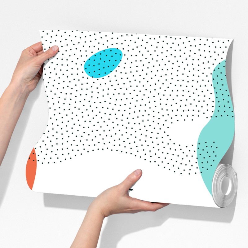 Fototapeta zabawne abstrakcyjne kształty w żywych kolorach – Wallissimo® Fototapeta zabawne abstrakcyjne kształty w żywych kolorach – Wallissimo®