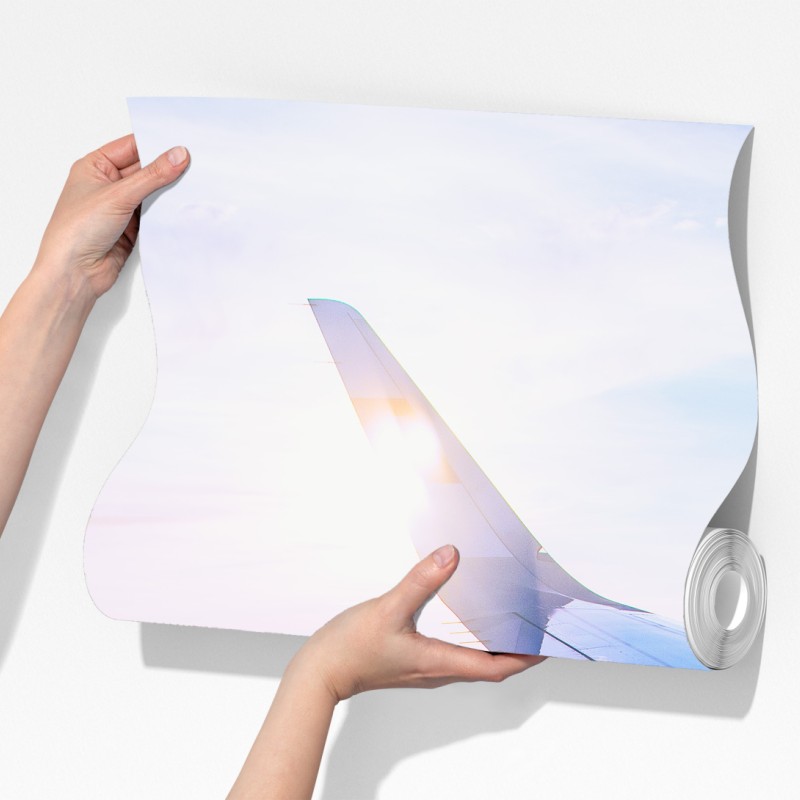 Fototapeta ponad chmurami widok z lotu ptaka – Wallissimo® Fototapeta ponad chmurami widok z lotu ptaka – Wallissimo®